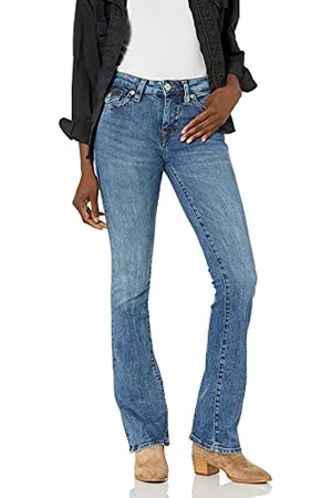 True Religion Damskie dżinsy Becca ze średnim stanem, , 60