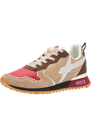 W6YZ FALC SPA Jet-M, Buty z Lace Mężczyzna, Taupe/Bordeaux/Dark Brown, 40 EU, , 40 EU