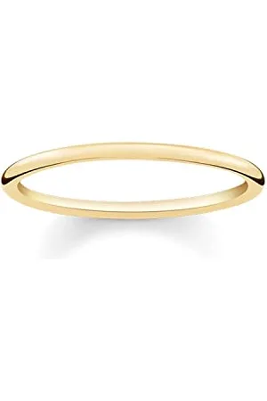 Thomas Sabo Damen-Dezenter Freundschaftsring 925 Sterlingsilber mit 