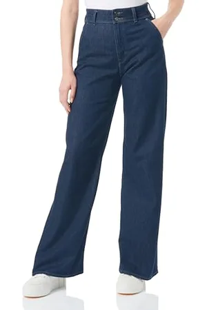 QS by s.Oliver Sales GmbH & Co. KG/ Damskie spodnie jeansowe Wide Leg Jeans spodnie Wide Leg, , 34W / 34L