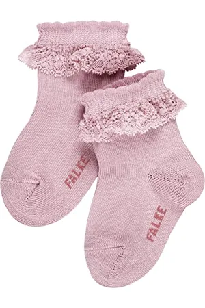 Falke Uniseks - niemowlęta Skarpety Romantic Lace B So Bawełna jednokolorowe 1 Para, , 62-68