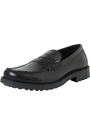 JACK & JONES Bestseller A/S JFWTIM HI Shine Leather Loafer, antracytowe, 44 EU, , 44 EU