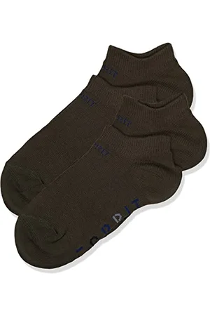ESPRIT Uniseks - dzieci Skarpety do trampek Foot Logo 2-Pack K SN Bawełna krótkie jednokolorowe 2 Pak, , 35-38