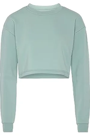 Blonda Damska bluza z długim rękawem ze 100% poliestru, z okrągłym dekoltem, rozmiar XS, , XS