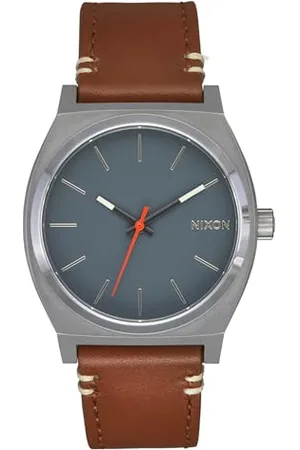 Nixon Męski analogowy japoński mechanizm kwarcowy zegarek ze skórzanym paskiem A1373-5195-00, , Pasek