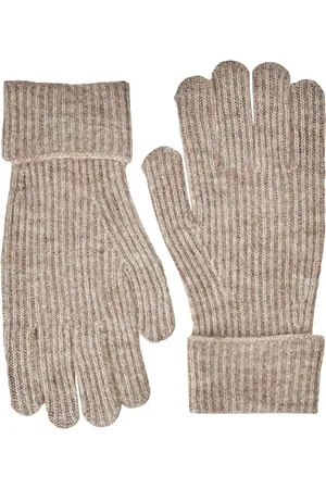 Kaffe Damskie rękawiczki Dostępne dzianinowe Slim Fit Above Wrist Długość Folded Edge, , rozmiar uniwersalny