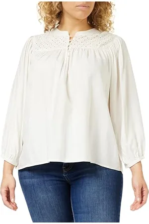Kaffe Damska bluzka 3/4 Sleeve Luźny krój Kadora Bluzka, , 40
