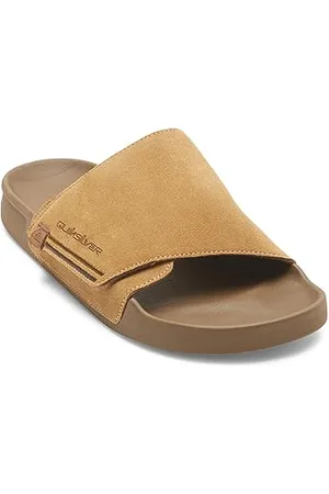 Quiksilver Męskie sandały Rivi Suede, TAN 1, 43 EU, , 43 EU