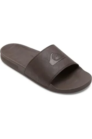 Quiksilver Męskie sandały Rivi Nubuck Slide, brązowe 1, 40 EU, , 40 EU