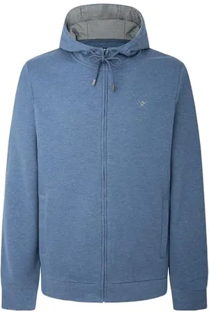 Hackett Męska miękka bluza z kapturem Fz, , XXL