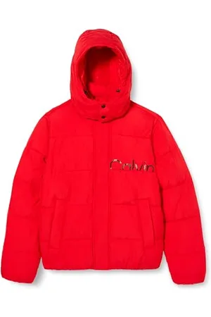 Calvin Klein Jeans Męska kurtka Essentials bez puchu z logo wyściełana, , XXL