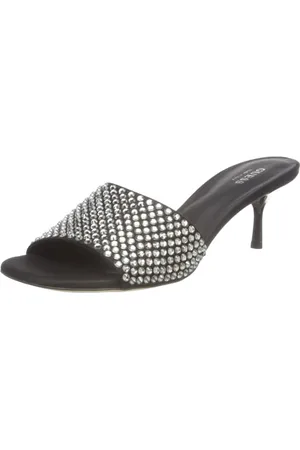 Guess EUGY, Sandały na obcasie damskie, Black, 35 EU, , 35 EU