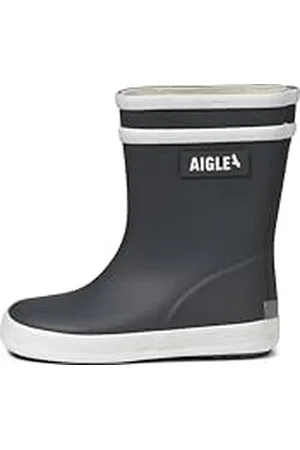 Aigle Orzeł Baby FLAC 2, Chłopięce buty Deszczowe Kinder, węgiel, 19 EU