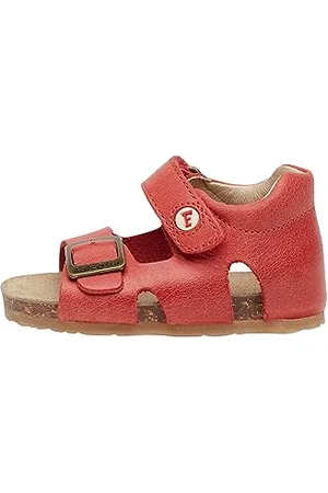 Falcotto Sandały unisex Babies Bea, Czerwony - Rosso 0h05-23 EU