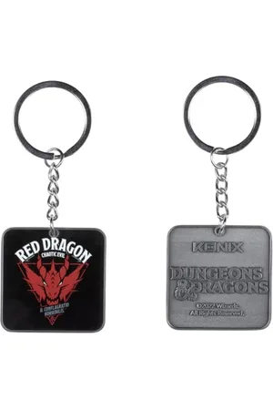 Konix Dungeons & Dragons brelok do kluczy, wzór "Czerwony smok", , , Rozmiar uniwersalny