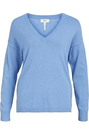Object Objthess L/S V-Neck Knit Sweter Noos, , L