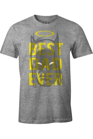 Batman MEBATMBTS205 T-Shirt, Melange, M Mężczyźni