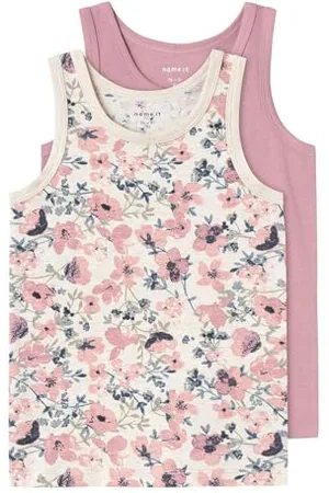 NAME IT ONLY & SONS dziewczęcy nmfttank top 2p Nostalgia Flower Noos, , 110