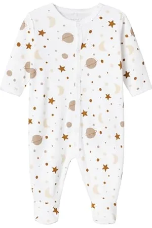 NAME IT Unisex Baby Nbnnightsuit W/F Planet Noos śpioszki do spania, , 98
