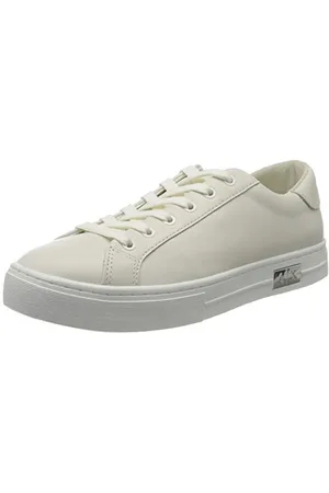 Armani Exchange Damskie buty typu sneaker Cow Leather Lace Up, biały - -36 EU