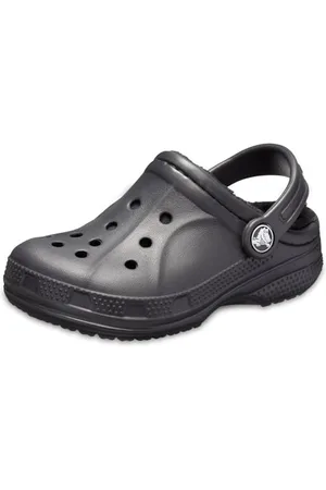 Crocs Unisex dziecięce buty Ralen Lined Clog K drewniane, czarne/czarne, , 24/26 EU