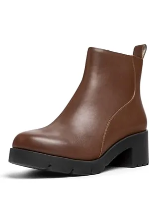 Camper Damskie buty Wanda Ankle Boot, Medium Brown, 35 EU, , 35 EU