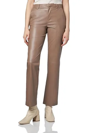 VERO MODA Bestseller A/S Damskie spodnie VMZAMIRAOLYMPIA MR Straight PL Pant NOOS, brązowe Lentil, XS/32, , (XS) W / 32L