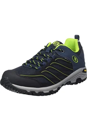 BRUTTING Unisex Mount Hayes Low buty do biegania w terenie, granatowe/cytrynowe, 44 EU, , 44 EU