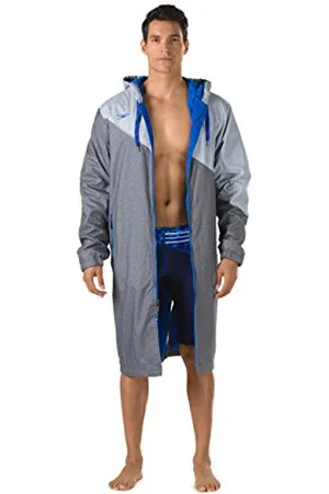 Speedo Color Block Warm Fleece Water-Resistant Parka z kapturem, , S