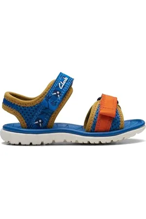 Clarks Sandały Surfing Tide T, niebieskie, 22 EU, , 22 EU