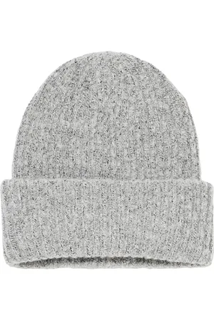 VERO MODA Bestseller A/S Damska czapka VMLUNA Rib Beanie GA NOOS, jasnoszary melanż, jeden rozmiar, , jeden rozmiar