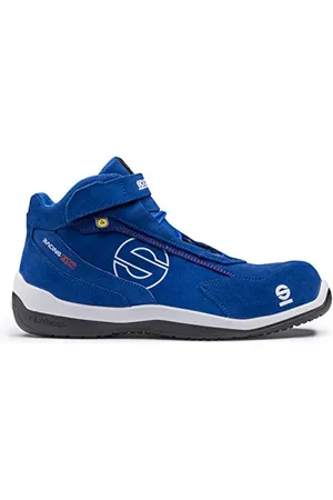 Sparco Unisex Racing EVO Industrial Shoe, niebieskie, rozmiar 43 EU, , 43 EU