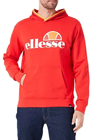 Ellesse Męska bluza z kapturem, Flame Scarlet, XXL, , XXL