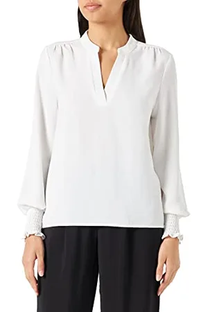 ONLY Onlmette V-Neck Ls Smock Top Noos WVN bluzka z długim rękawem, , 3XL