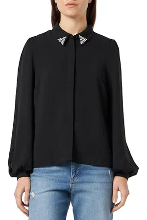 ONLY Damska bluzka Onlmette Pearl Ls Shirt WVN, , S
