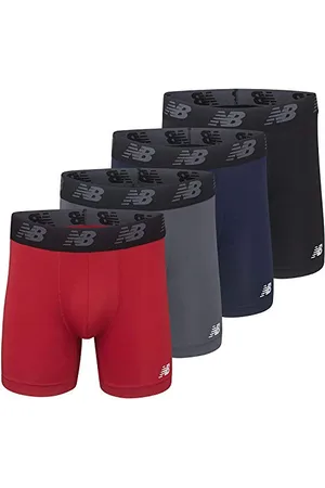New Balance Męskie bokserki Performance No Fly (4 sztuki), , 5XL duże rozmiary wysoki