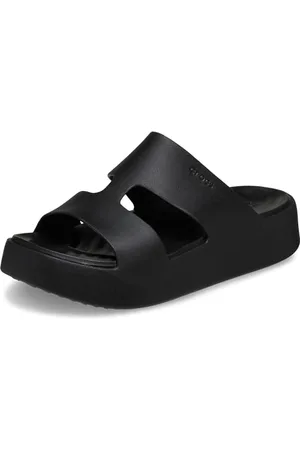 Crocs Getaway Platform H-strap Sandał Kobiety, Czarny, 41/42 EU