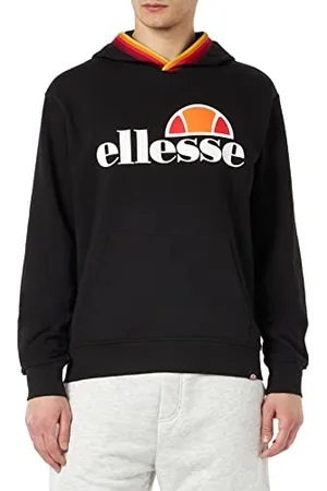 Ellesse Męska bluza z kapturem, czarna, XL