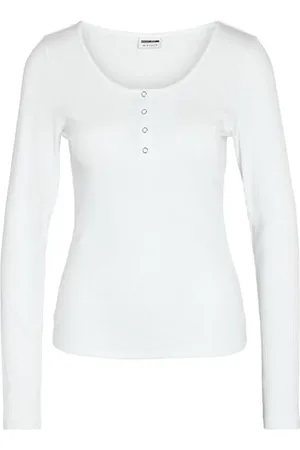 Noisy May Nmpasa L/S Button Top JRS Noos koszulka z długim rękawem, , L
