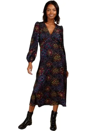Little Mistress Damska sukienka fajerwerkowa Midaxi Casual, , 36