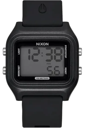 Nixon Unisex cyfrowy zegarek kwarcowy z silikonową bransoletką A1399-004-00