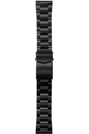 Nixon Męska bransoletka w kolorze czarnym ze stali nierdzewnej z podwójnym zapięciem składanym, C3246-001-00, , Eine Grösse, Pasek