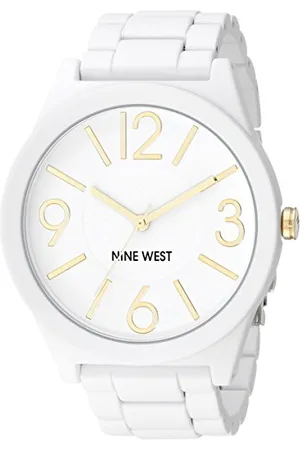 Nine West Damski zegarek na matowej gumowanej bransolecie, NW/1678WTWT