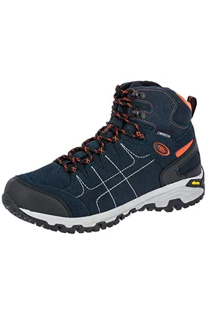 BRUTTING Mount Shasta High Unisex Buty trekkingowe i turystyczne, morski/pomarańczowy, 37 EU