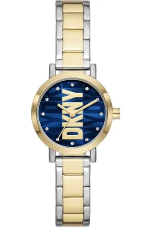 DKNY Soho zegarek dla kobiet, mechanizm kwarcowy z paskiem ze stopu, stali szlachetnej, skóry lub silikonu, , 28MM