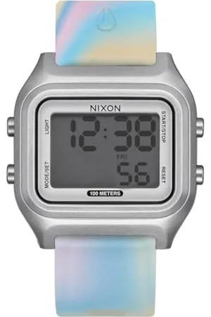 Nixon Unisex cyfrowy zegarek kwarcowy z silikonową bransoletką A1399-5229-00