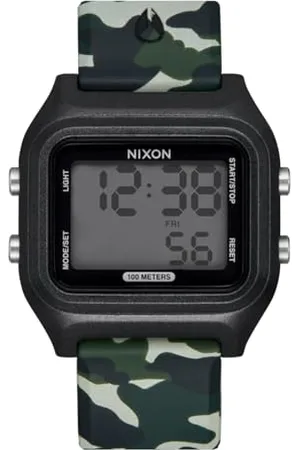 Nixon Unisex cyfrowy zegarek kwarcowy z silikonową bransoletką A1399-047-00