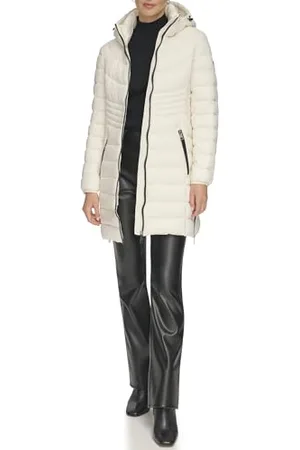 DKNY Damski pakowalny zamek błyskawiczny przedni bufor, , XL