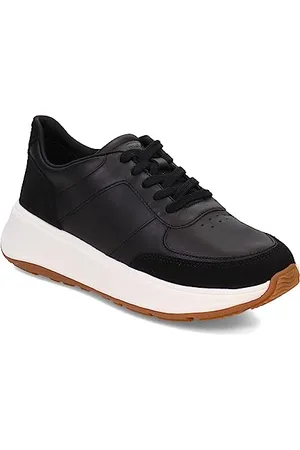 FitFlop Damskie buty sportowe F-Mode skórzane/zamszowe płaskie, , 38.5 EU