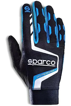 Sparco RĘKAWICE HYPERGRIP+ T 09 CZARNY/NIEBIESKI, , 42/50 EU